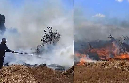 Konya'da yürekleri ağıza getiren yangın