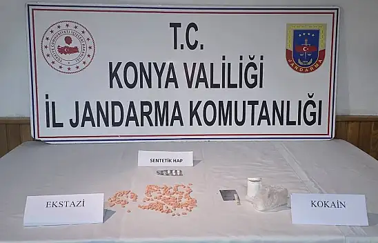 Konya'da zehir tacirlerine geçit yok! Şüpheli tutuklandı