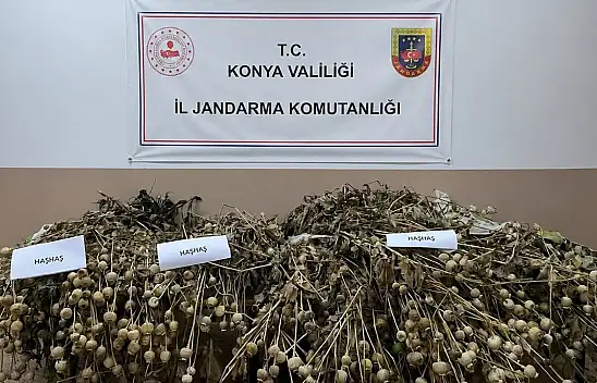Konya'da zehir tacirlerine geçit yok! Jandarmadan uyuşturucu operasyonu