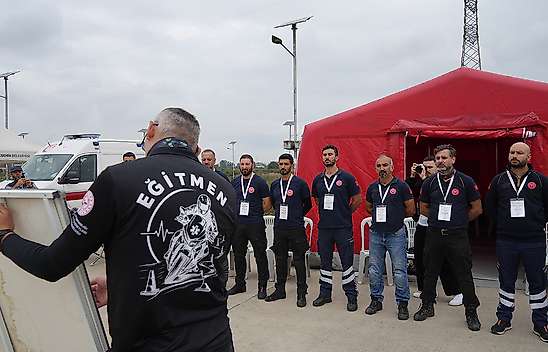 Konya dahil 6 ilden motosikletli sağlık ekipleri Samsun'da