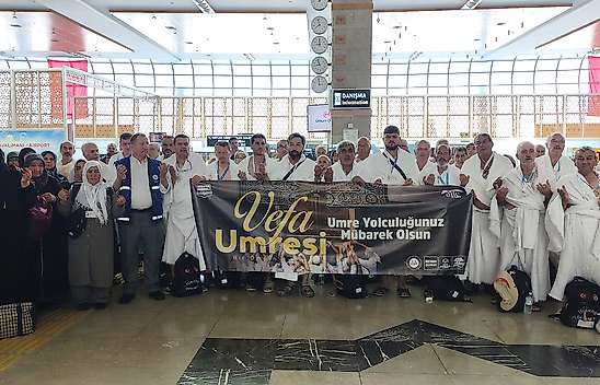 Konya'daki ilk kafile kutsal topraklara uğurlandı