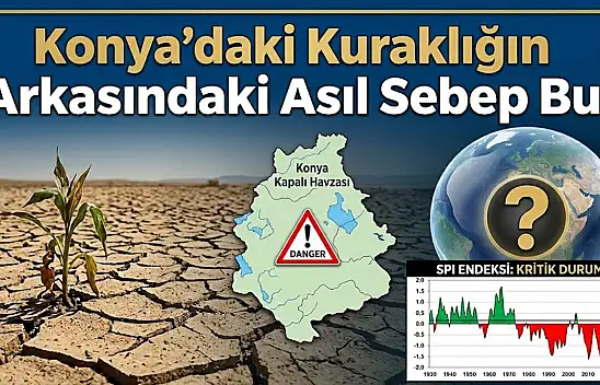 Konya'daki kuraklığın arkasındaki asıl sebep bu!