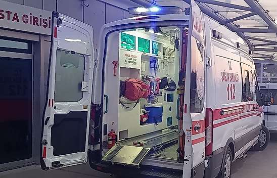 Konya'daki motosiklet kazası 2 kişiyi hastanelik etti