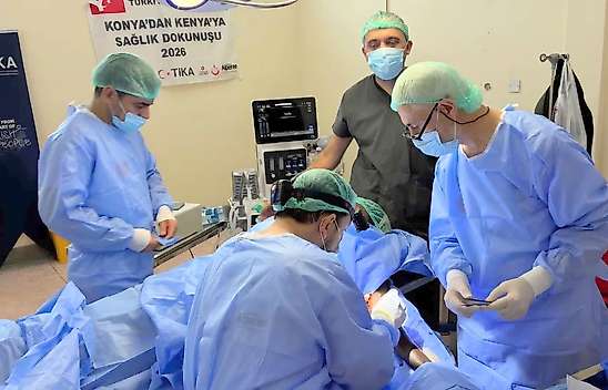 Konya'dan Kenya'ya sağlık dokunuşu