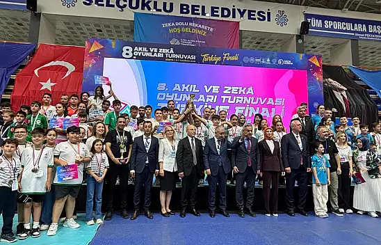 Konya ev sahipliğinde düzenlenen Akıl ve Zeka Oyunları Turnuvası sona erdi