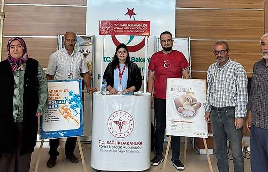 Konya Karapınar'da Halk Sağlığı Haftası: Tarım işçilerine sağlık hizmeti