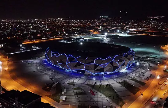 Konya maviye büründü