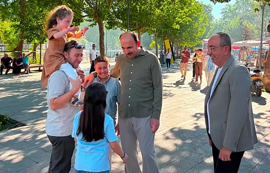 Konya Meram'da başkanların yaz ziyareti