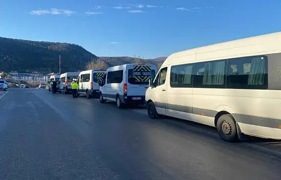 Konya'nın bu ilçesinde okul servislerine denetim
