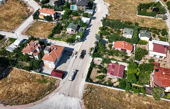 Konya'nın bu mahallesinde yollar yepyeni bir görünüme kavuşuyor