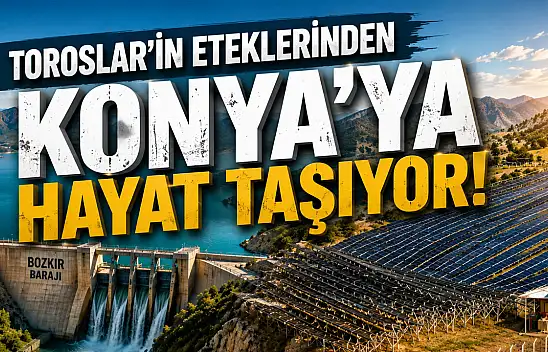 Konya'nın can damarı! Bu baraj 7/24 üretiyor
