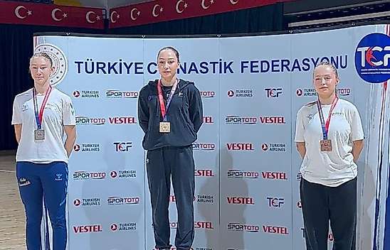 Konya'nın Cimnastikteki gururu Liva Nur Yalçın Türkiye şampiyonu