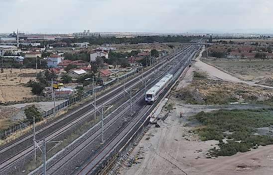 Konya'nın dev raylı sistem projeleri incelendi