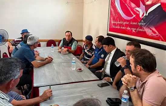 Konya'nın ilçelerinde çiftçiler bilgilendiriliyor