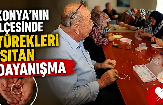 Konya'nın ilçesinde yürekleri ısıtan dayanışma