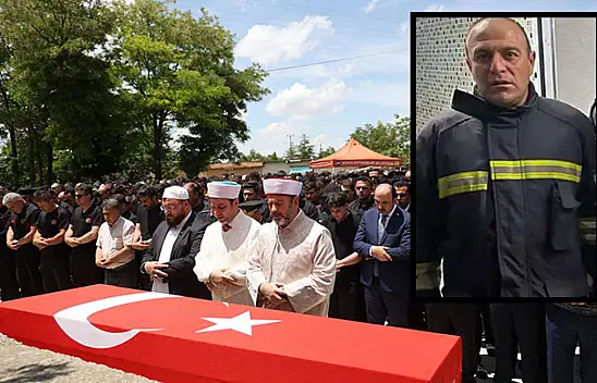 Konya'nın kahraman itfaiyecisine son veda