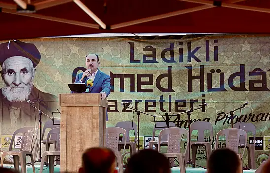 Konya'nın manevi önderi Ladikli Ahmet Hüdai 57. yıl dönümünde anıldı