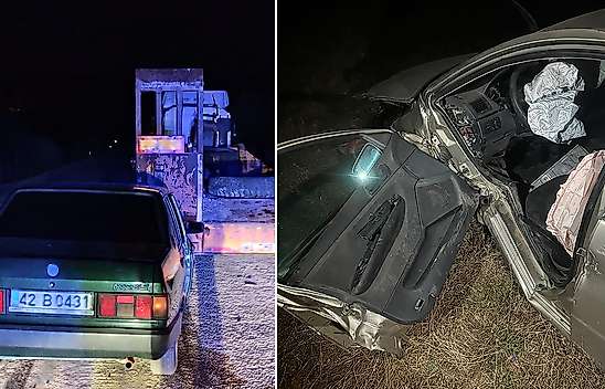 Konya'nın o ilçesinde iki ayrı trafik kazasıı meydana geldi