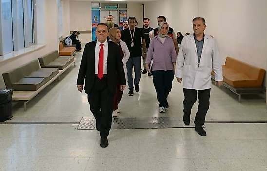 Konya Numune Hastanesinde saha değerlendirmeleri devam ediyor