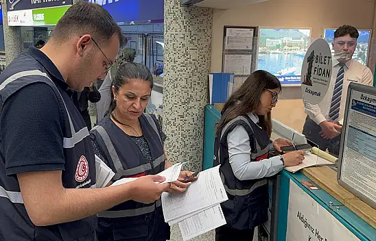 Konya otogarında fahiş bilet denetimi!