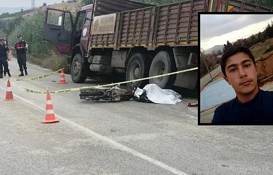 Konya plakalı kamyon kaza yaptı: 19 yaşındaki genç hayatını kaybetti