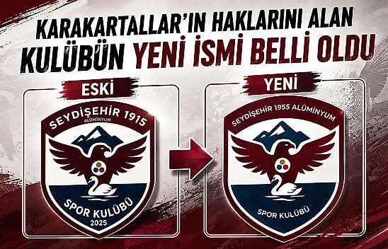 Konya takımının ismi değişti