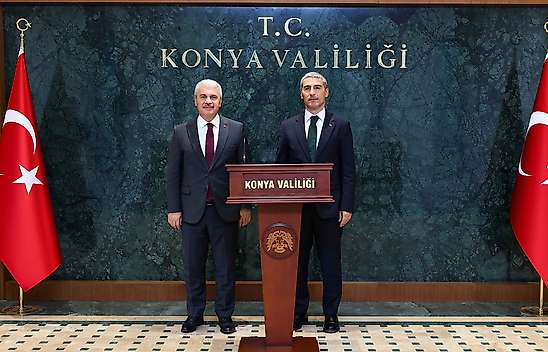 Konya ve Afyonkarahisar valileri bir araya geldi