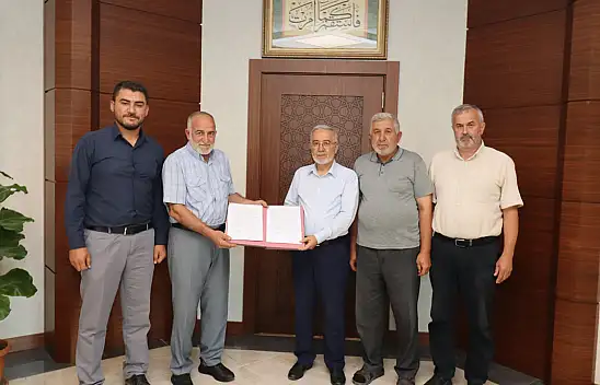 Konya'ya yeni cami için protokol imzalandı