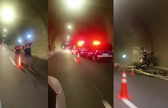 Konya'yı Antalya'ya bağlayan Demirkapı Tünelinde feci kaza