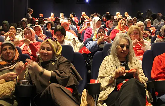 Konyalı kadınlar 'Örgü ve Sinema' etkinliğinde buluştu