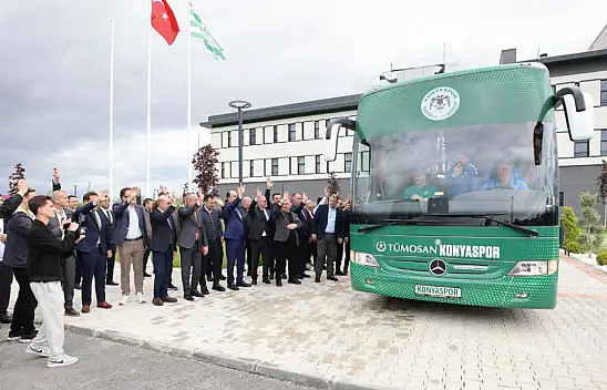 Konyaspor, Antalya'ya uğurlandı! Dönüşünüz kupayla olsun