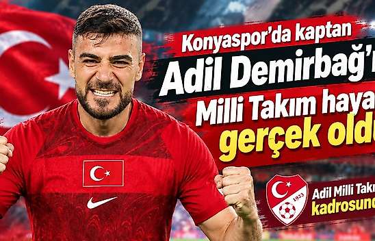 Konyaspor'da Adil, muradına erdi