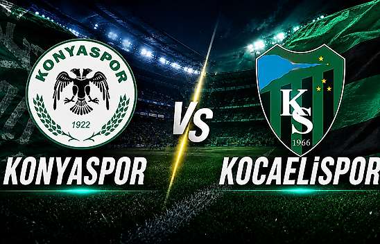 Konyaspor - Kocaelispor maçı özeti