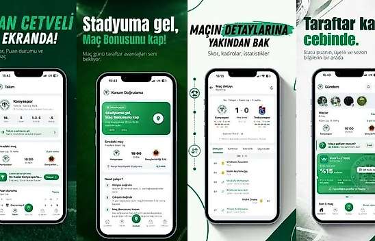Konyaspor taraftar uygulaması yayında