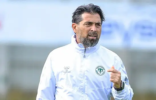 Konyaspor'un teknik patronu Palut eğitim verdi