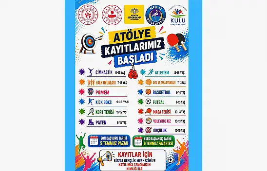 Kulu Belediyesinden çocuklara davet