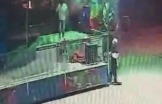 Lunaparktaki kamikaze can aldı! işte o anlar