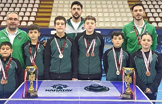 Masa Tenisi ve halterde Karatay fırtınası!
