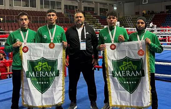 Meram Belediyespor'un gururu oldular