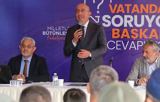 Meram'da mikrofon vatandaşa verildi