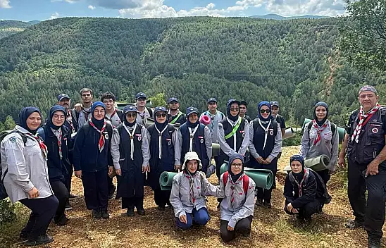 Meramlı izciler dünya kampı öncesi sahada