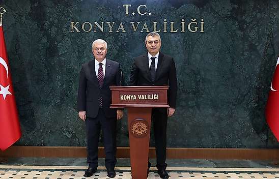 Mersin Valisi Atilla Toros'tan Vali Akın'a ziyaret