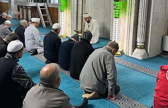 Salçuklu'da vatandaşlar sabah namazında buluştu