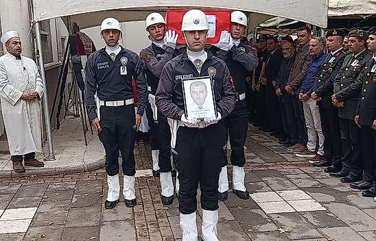 Şanlıurfa'da hayatını kaybeden başkomiser Konya'da uğurlandı