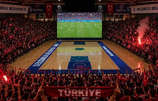 Selçuklu'da milli maç heyecanı yaşanacak