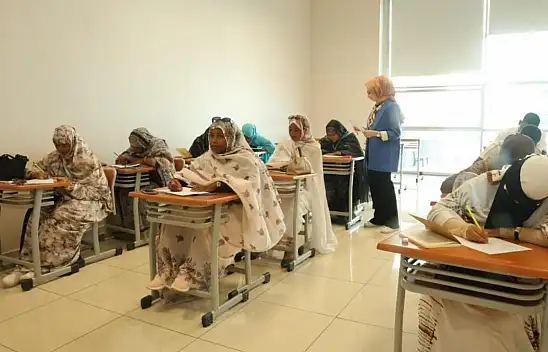 Türkçe hayali için Moritanya'dan Konya'ya geldiler