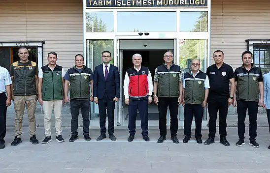 Vali Akın'dan hasat sezonuna yakın takip