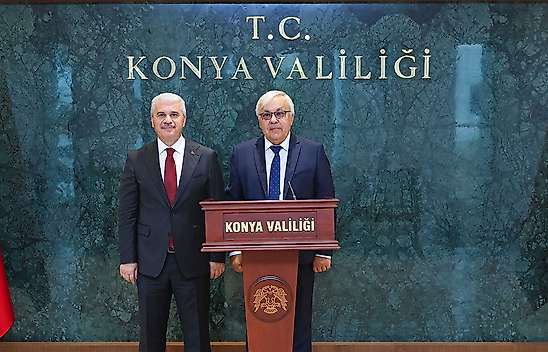 Vali Akın, Rusya Federasyonu Ankara Büyükelçisi Vershinin'i makamında ağırladı