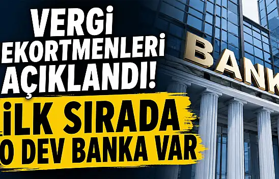 Vergi rekortmenleri açıklandı! İlk sırada o dev banka var