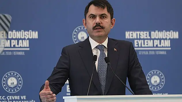'1,5 milyon konutun dönüşümü 5 yıl içerisinde yapılacak'